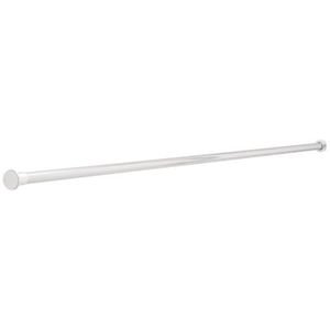 Liberty Hardware - 5' Steel Shower Rod with Zamack Adjust Holders in Bright Stainless Steel