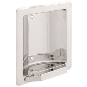 Liberty Hardware - Century - Recessed Soap or Tumbler Holder in Bright Stainless Steel