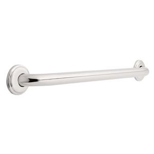 Liberty Hardware - Centurion Grab Bars - 1 1/4" OD x 24" Length Concealed Mounting in Bright Stainless Steel