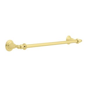 Liberty Hardware - Victorian - 18" Towel Bar in Polished Brass