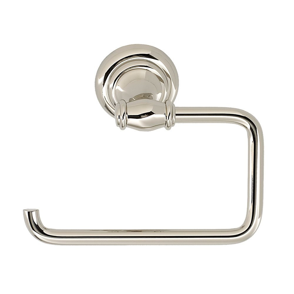 Single Post Tissue Holder in Polished Nickel