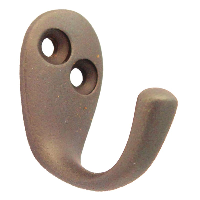 1" x 1 5/8" Single Hook in Chocolate Bronze