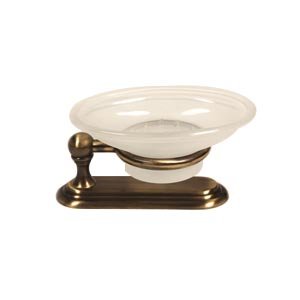 Counter Top Soap Dish in Antique English