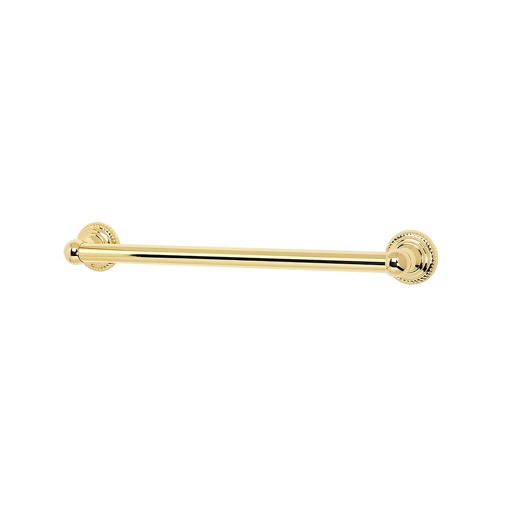 18" Residential Grab Bar (1" Diameter) in Polished Brass