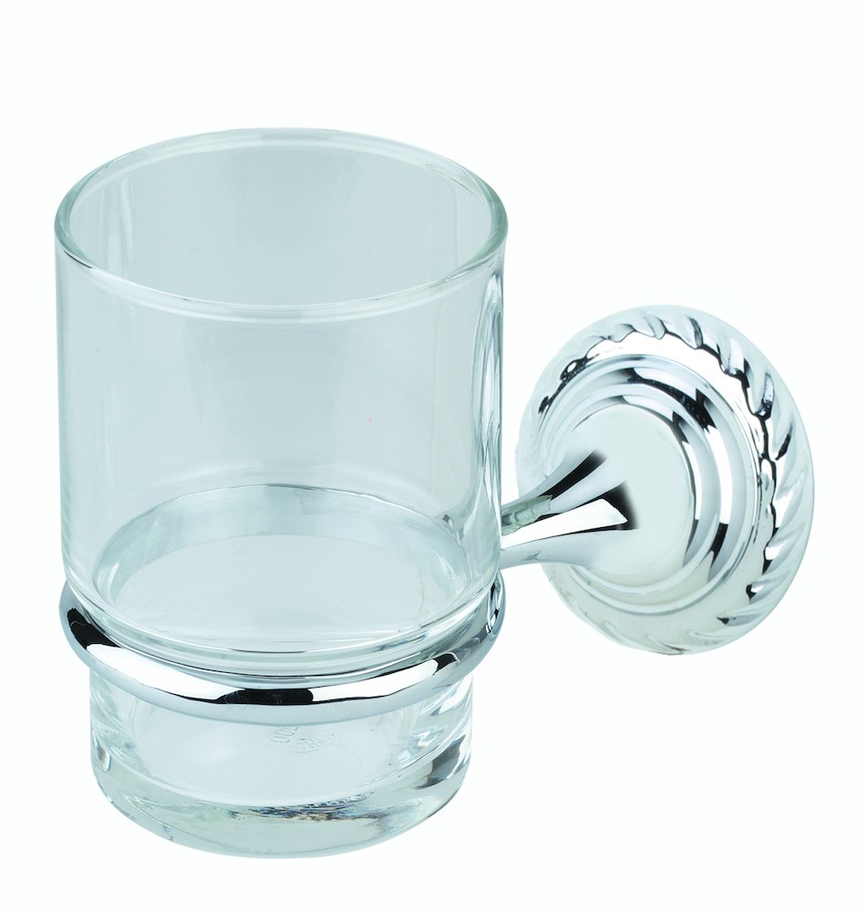 Tumbler Holder with Tumbler in Polished Chrome