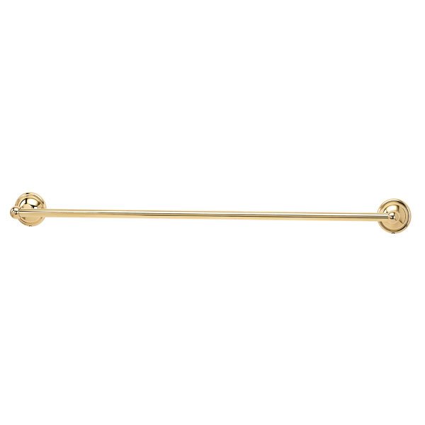 30" Towel Bar in Unlacquered Brass