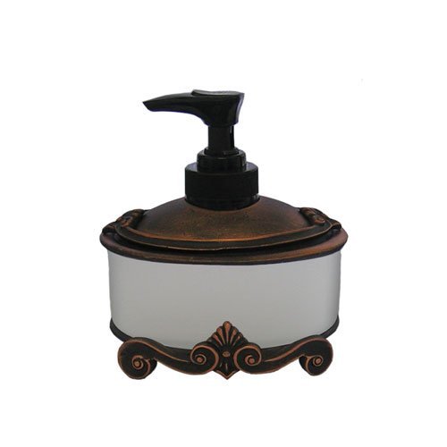 Bathroom Accessory Corinthia Small Dispenser in Pewter with Copper Wash
