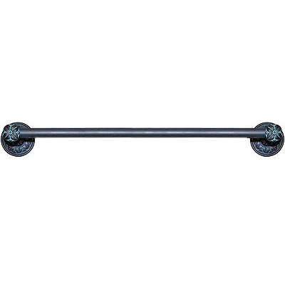Bathroom Accessory Pompeii 30" Towel Bar in Pewter with White Wash