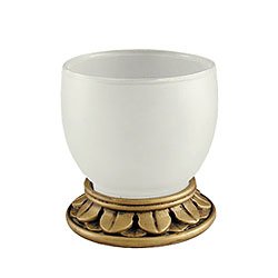 Bathroom Accessory Pompeii Votive in Pewter with Cherry Wash