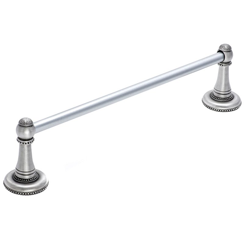 36" on Center Towel Bar with 5/8" Smooth Center in Satin