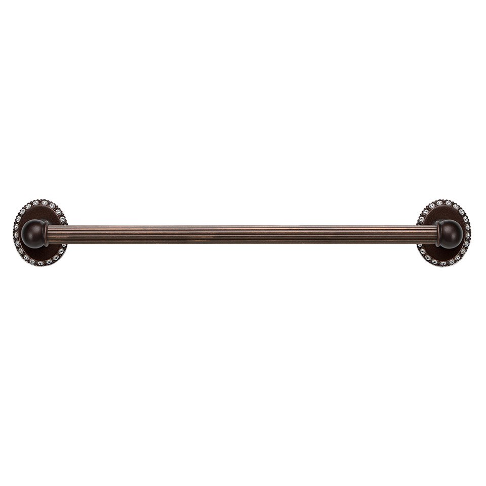 36" Centers Approx Towel Bar 5/8" Reeded Center In Chrysalis