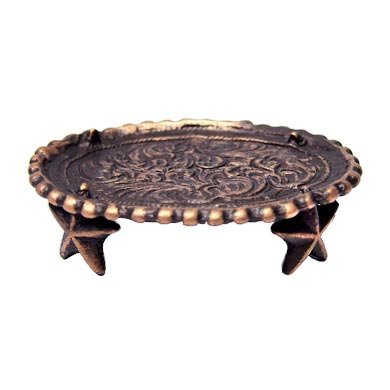 Soap Dish in Antique Brass