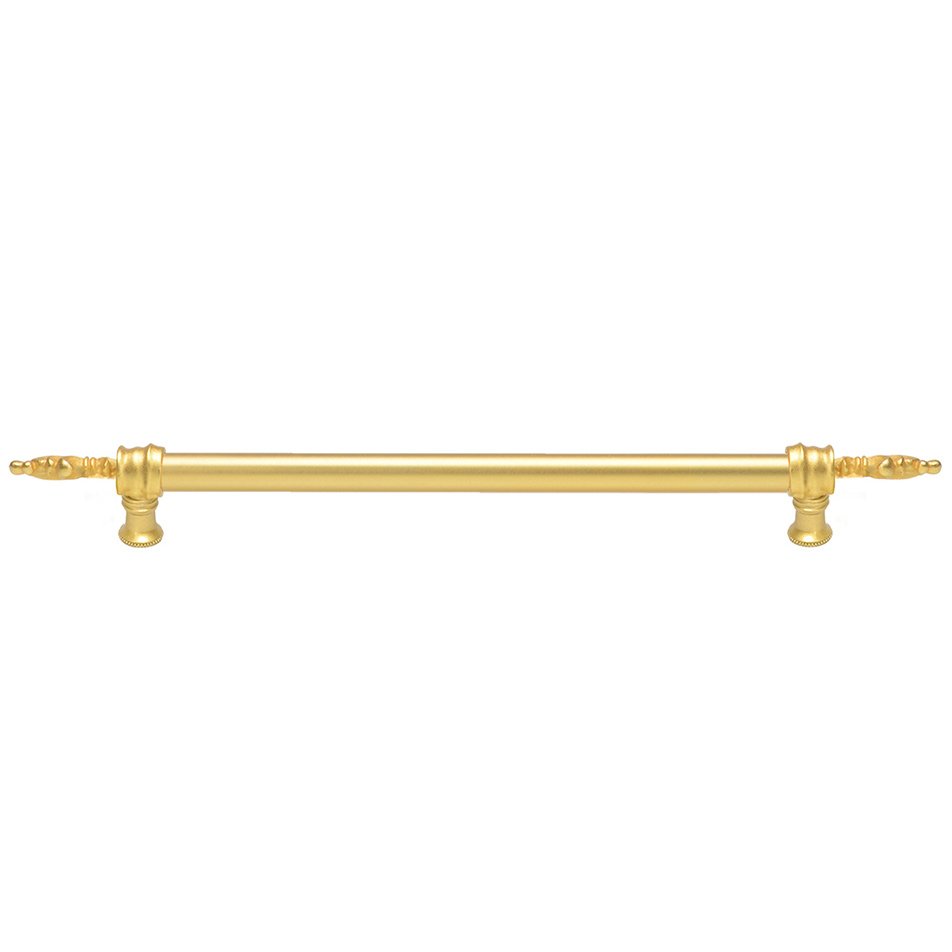 16" Centers Towel Bar with 5/8" Smooth Center in Antique Brass