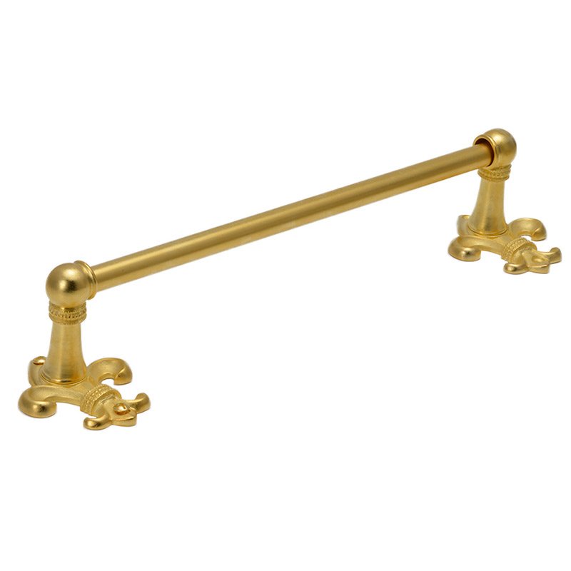 16" Centers Towel Bar with 5/8" Smooth Center in Satin Gold
