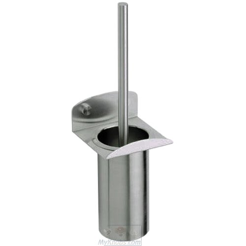 Toilet Brush Holder in Satin Stainless Steel