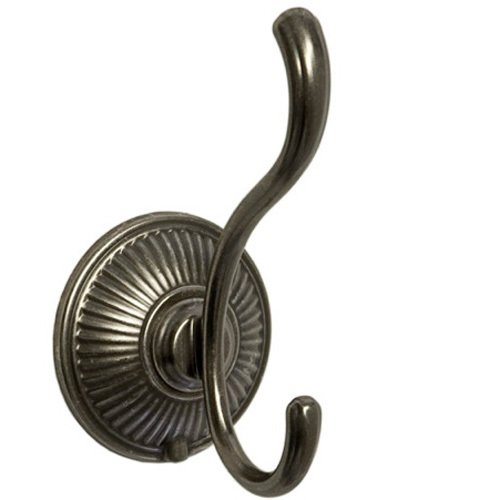 Double Robe Hook in Natural Iron