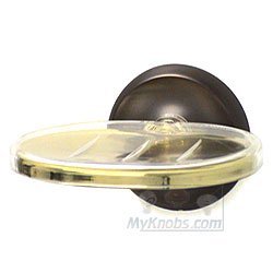 Soap Dish in Two-Tone Oil Rubbed Bronze and Brass