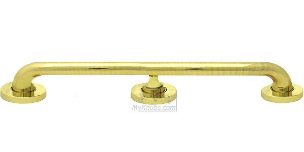 42" Grab Bar in Polished Brass