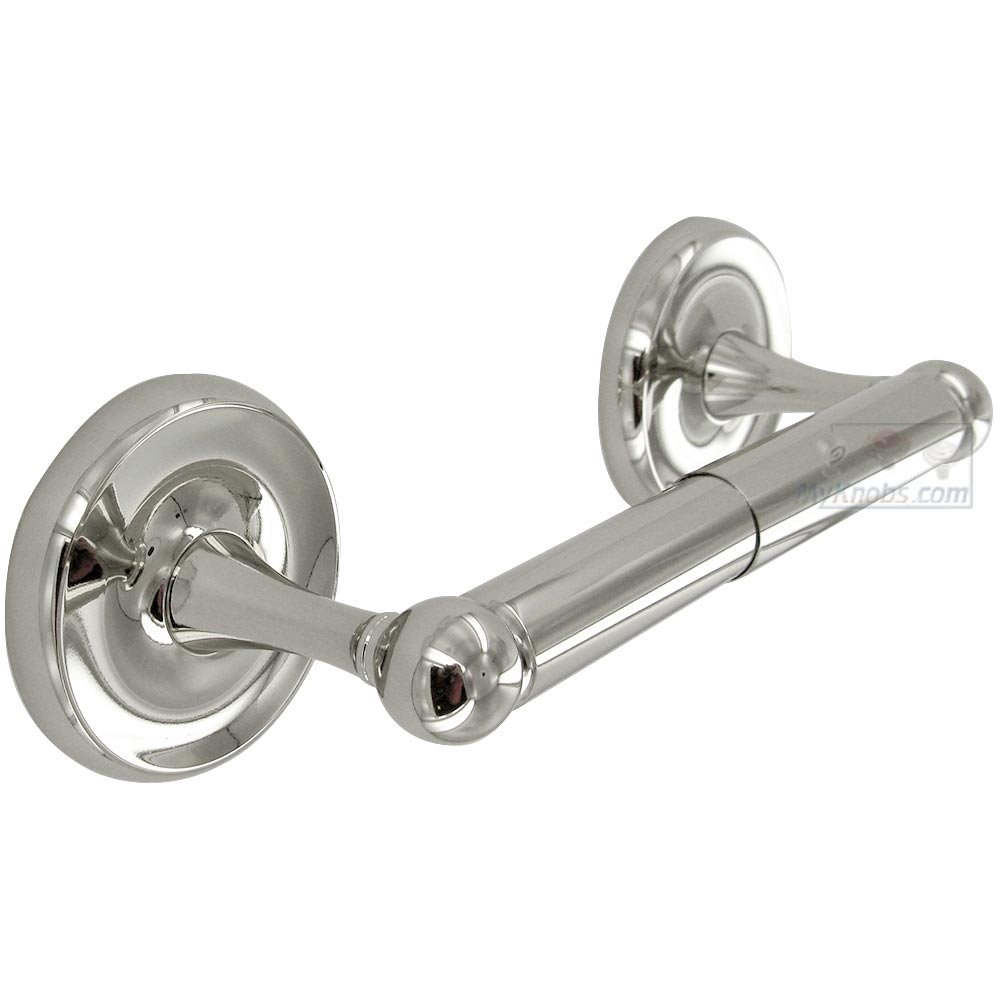 Two Post Plain Base Tissue Paper Holder in Polished Nickel