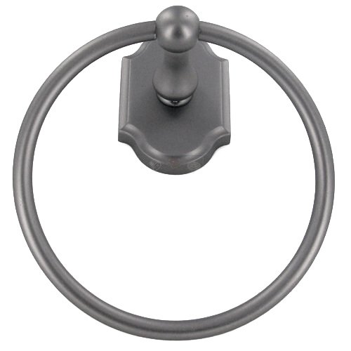 Towel Ring in Weathered Pewter
