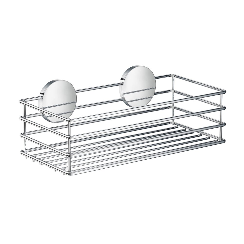 Self Adhesive Shower Basket in Polished Chrome