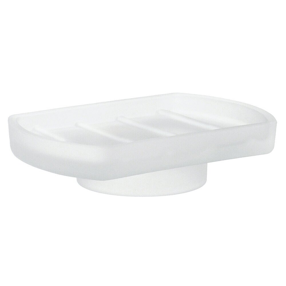 Frost Glass Only Soap Dish in Frosted Glass