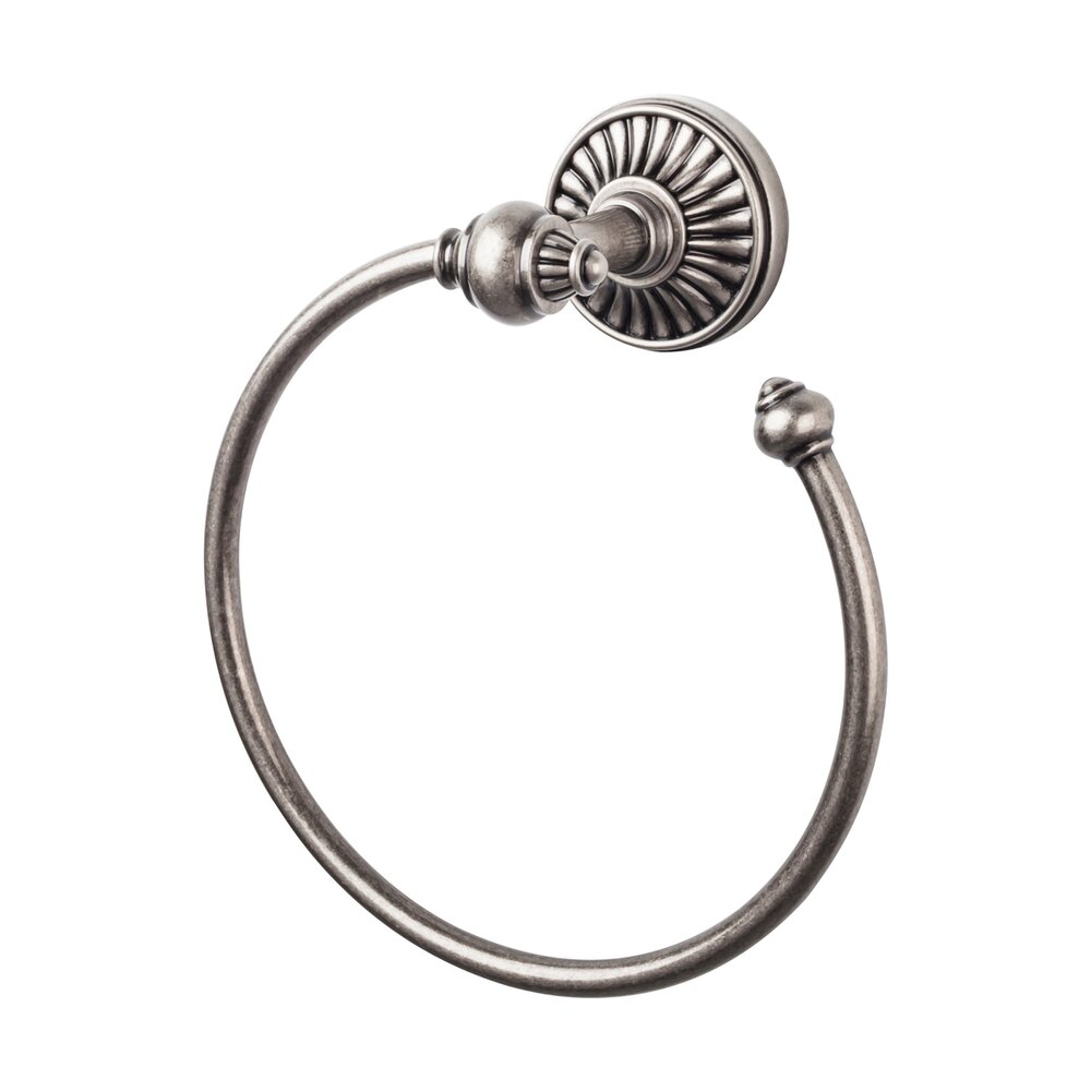 Tuscany Bath Ring in Pewter Antique