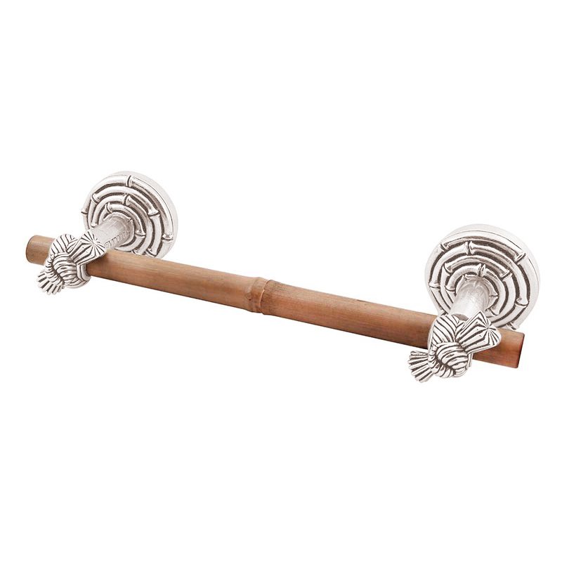 18" Towel Bar with Bamboo in Polished Nickel