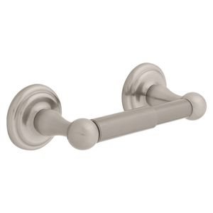 Liberty Hardware - Franklin Brass Jamestown Toilet Paper Holder in with Easy Clip Mounting Satin Nickel