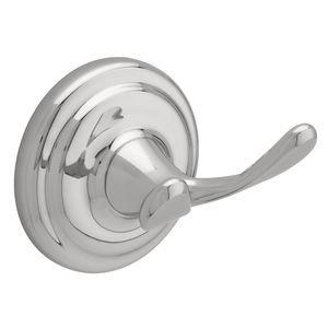 Liberty Hardware - Franklin Brass Jamestown Double Robe Hook in Polished Chrome