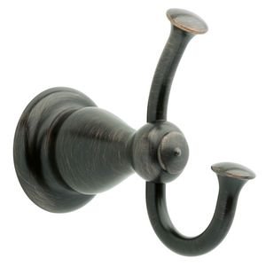 Liberty Hardware - Leland - Double Robe Hook in Rubbed Bronze