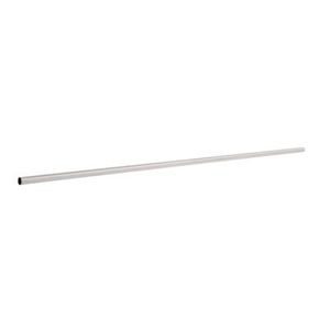 Liberty Hardware - 5' Steel Shower Rod with Flanges in Bright Stainless Steel