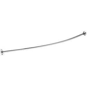 Liberty Hardware - 5' Oval Curved Shower Rod with 6" Bow
