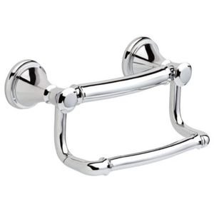 Liberty Hardware - Traditional - Toilet Paper Holder with Assist Bar in Polished Chrome