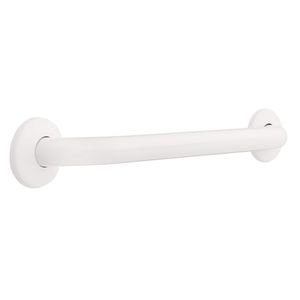 Liberty Hardware - Centurion Grab Bars - 1 1/4" OD x 18" Length Concealed Mounting in White