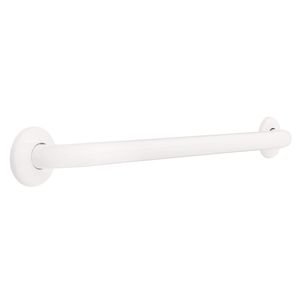Liberty Hardware - Centurion Grab Bars - 1 1/4" OD x 24" Length Concealed Mounting in White