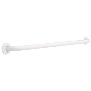 Liberty Hardware - Centurion Grab Bars - 1 1/4" OD x 42" Length Concealed Mounting in White