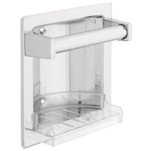 Liberty Hardware - Guest Room Accessories - Recessed Soap Dish With Bar in Polished Chrome