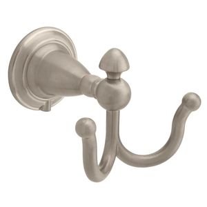 Liberty Hardware - Victorian - Double Robe Hook in Brilliance Stainless Steel