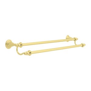 Liberty Hardware - Victorian - 24" Double Towel Bar in Polished Brass