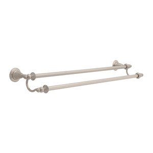 Liberty Hardware - Victorian - 24" Double Towel Bar in Brilliance Stainless Steel