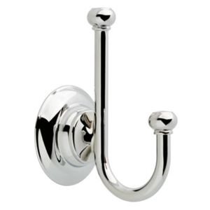 Liberty Hardware - Porter - Double-Robe Hook in Polished Chrome