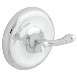 Liberty Hardware - College Circle - Double-Robe Hook in Polished Chrome