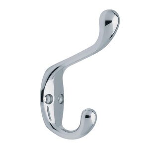 Liberty Hardware - 3" Heavy Duty Coat and Hat Hook in Polished Chrome