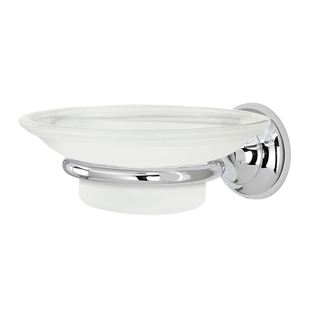 Soap Holder With Dish in Polished Chrome