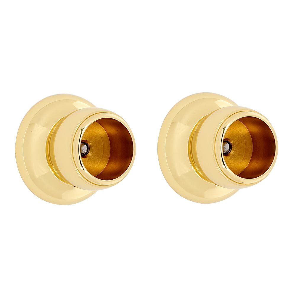Shower Rod Brackets (Priced Per Pair) in Polished Brass