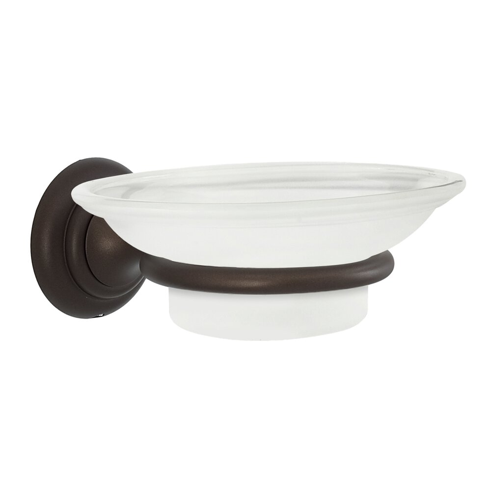 Soap Holder With Dish in Chocolate Bronze