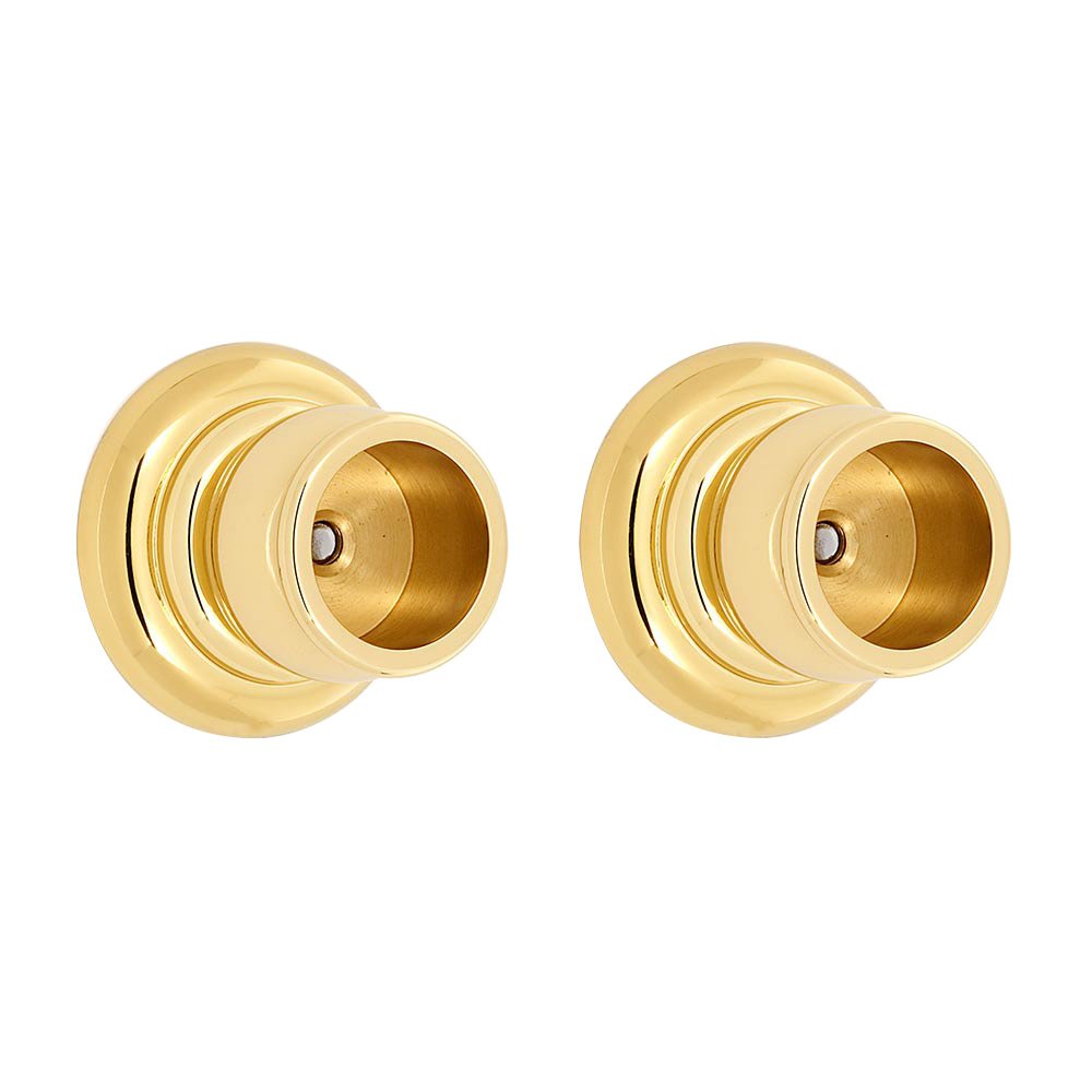 Shower Rod Brackets (Priced Per Pair) in Polished Brass
