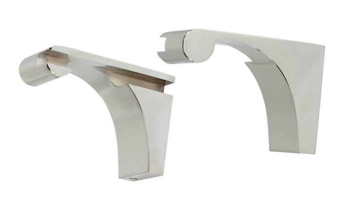 Shelf Bracket (Sold by the Pair) in Polished Chrome