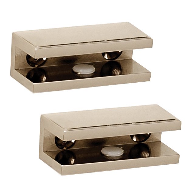 Shelf Brackets Only (Sold by the pair) in Polished Nickel